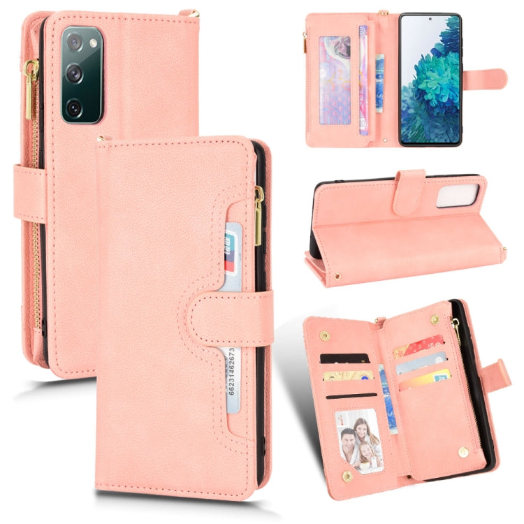 Litchi Texture Zipper Leather Phone Case, For Samsung Galaxy S20 FE 5G / 4G, For Samsung Galaxy S21+ 5G, For Samsung Galaxy S21 Ultra 5G, For Samsung Galaxy S21 5G