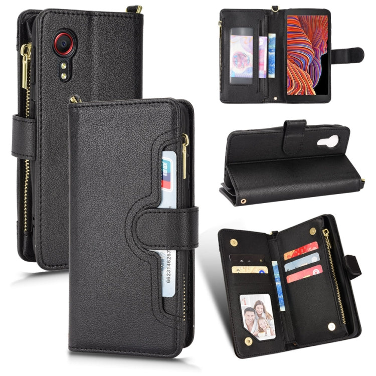 Litchi Texture Zipper Leather Phone Case, For Samsung Galaxy S22+ 5G, For Samsung Galaxy S22 5G, For Samsung Galaxy Xcover 5, For Samsung Galaxy Z Fold3 5G