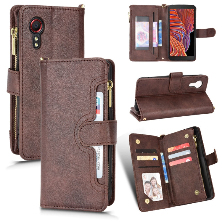 Litchi Texture Zipper Leather Phone Case, For Samsung Galaxy S22+ 5G, For Samsung Galaxy S22 5G, For Samsung Galaxy Xcover 5, For Samsung Galaxy Z Fold3 5G