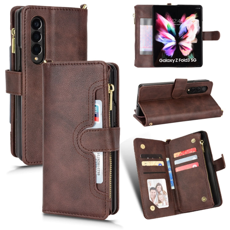 Litchi Texture Zipper Leather Phone Case, For Samsung Galaxy S22+ 5G, For Samsung Galaxy S22 5G, For Samsung Galaxy Xcover 5, For Samsung Galaxy Z Fold3 5G