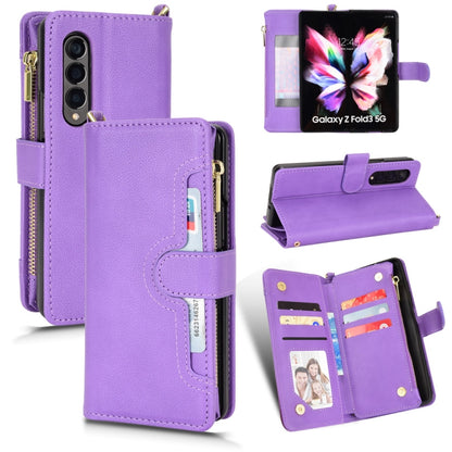 Litchi Texture Zipper Leather Phone Case, For Samsung Galaxy S22+ 5G, For Samsung Galaxy S22 5G, For Samsung Galaxy Xcover 5, For Samsung Galaxy Z Fold3 5G