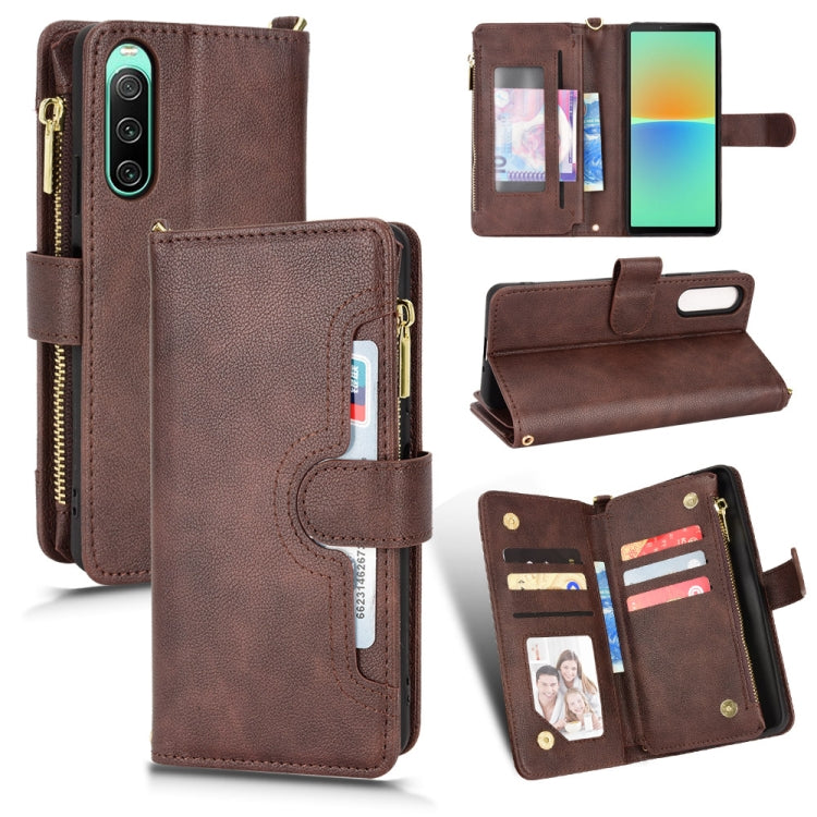 Litchi Texture Zipper Leather Phone Case, For Sony Xperia 1 IV, For Samsung Galaxy A32 5G / M32 5G, For Sony Xperia 10 IV, For Samsung Galaxy A33 5G