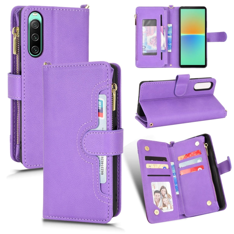 Litchi Texture Zipper Leather Phone Case, For Sony Xperia 1 IV, For Samsung Galaxy A32 5G / M32 5G, For Sony Xperia 10 IV, For Samsung Galaxy A33 5G