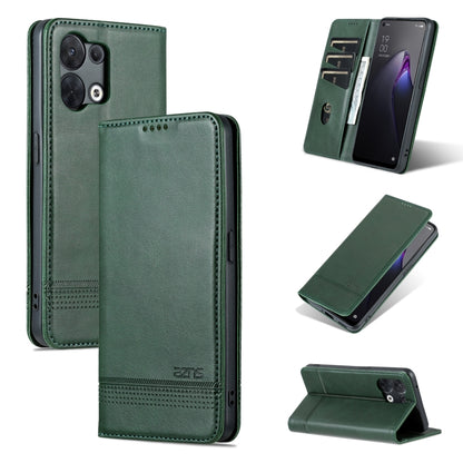 AZNS Magnetic Calf Texture Flip Leather Phone Case, For OPPO Reno8, For OPPO Reno8 Pro, For Honor 70, For Honor 70 Pro