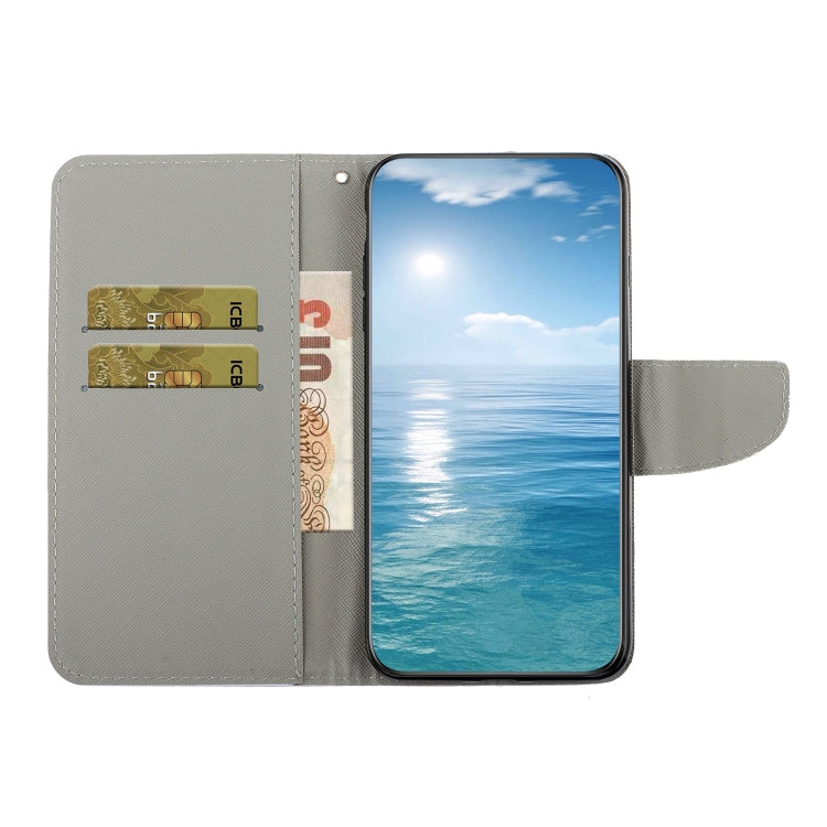 Colored Drawing Pattern Flip Leather Phone Case, For Xiaomi 12 Lite