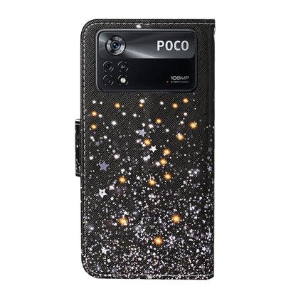 Colored Drawing Pattern Flip Leather Phone Case, For Xiaomi Poco X4 Pro 5G