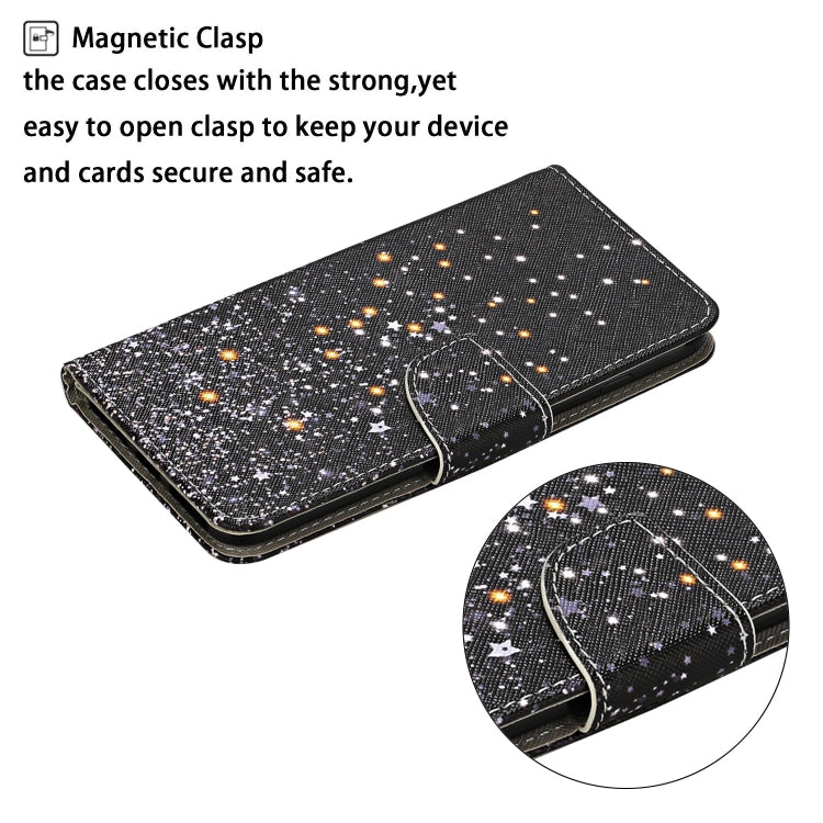 Colored Drawing Pattern Flip Leather Phone Case, For OPPO Find X5