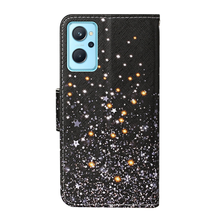 Colored Drawing Pattern Flip Leather Phone Case, For Realme 9i