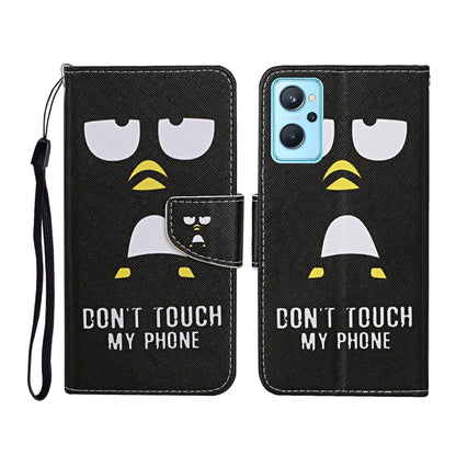 Colored Drawing Pattern Flip Leather Phone Case, For Realme 9i
