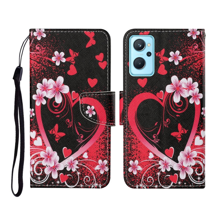 Colored Drawing Pattern Flip Leather Phone Case, For Realme 9i