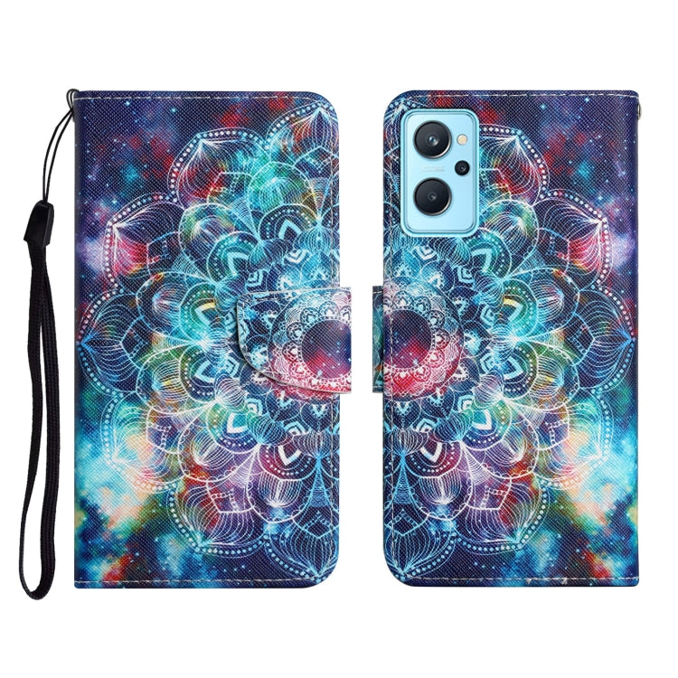 Colored Drawing Pattern Flip Leather Phone Case, For Realme 9i