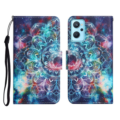 Colored Drawing Pattern Flip Leather Phone Case, For Realme 9i