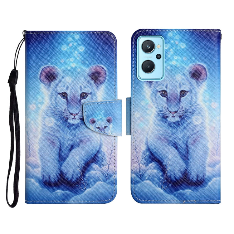 Colored Drawing Pattern Flip Leather Phone Case, For Realme 9i