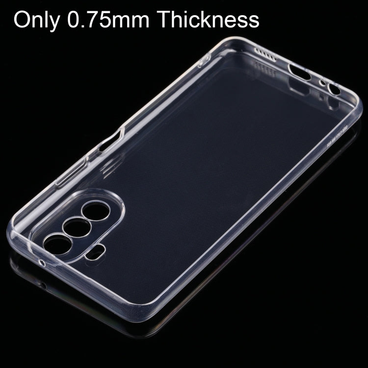 0.75mm Ultra-thin Transparent TPU Phone Case, For Huawei nova Y70, For OnePlus Ace Racing