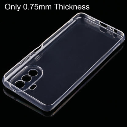 0.75mm Ultra-thin Transparent TPU Phone Case, For Huawei nova Y70, For OnePlus Ace Racing