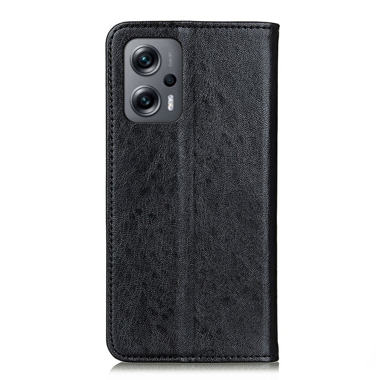 Magnetic Retro Crazy Horse Texture Leather Phone Case, For Xiaomi Redmi Note 11T Pro 5G / Note 11T Pro+ 5G China / Poco X4 GT 5G