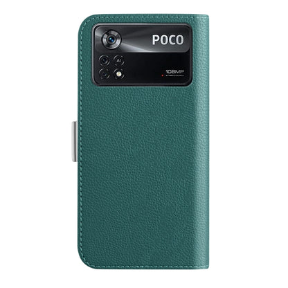Candy Color Litchi Texture Leather Phone Case, For Xiaomi Poco X4 Pro 5G