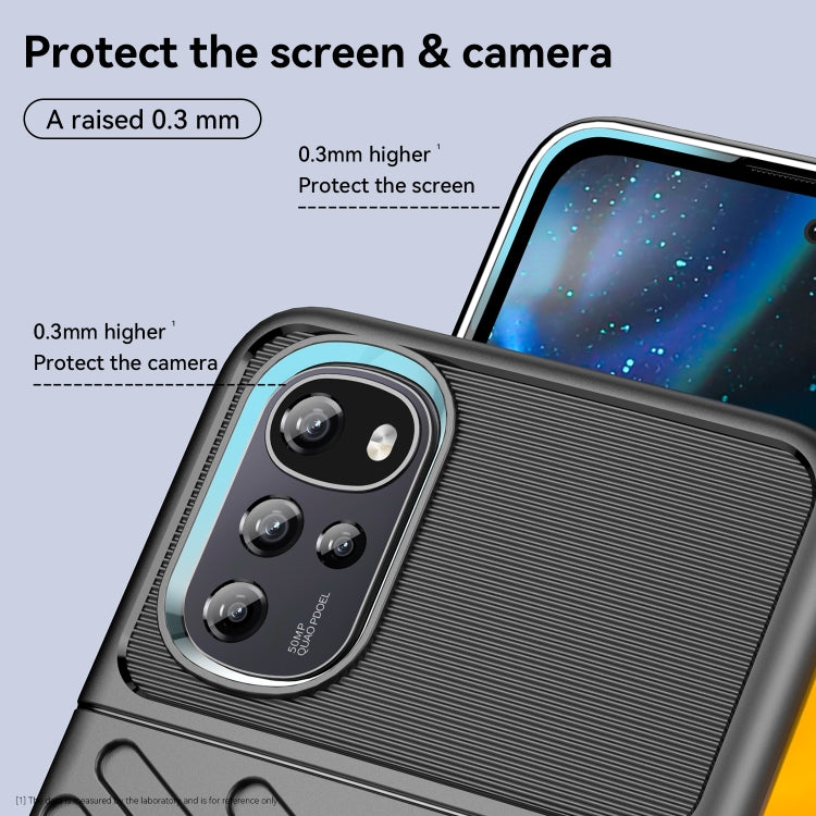 Thunderbolt Shockproof TPU Protective Soft Phone Case, For Motorola Moto E32s, For Motorola Moto G42, For Motorola Edge30 Pro, For Xiaomi Poco M4 5G, For Xiaomi Poco X4 GT