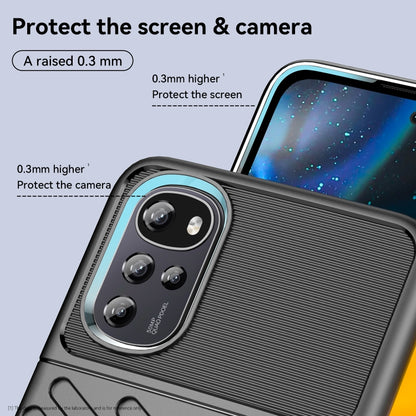 Thunderbolt Shockproof TPU Protective Soft Phone Case, For Motorola Moto E32s, For Motorola Moto G42, For Motorola Edge30 Pro, For Xiaomi Poco M4 5G, For Xiaomi Poco X4 GT