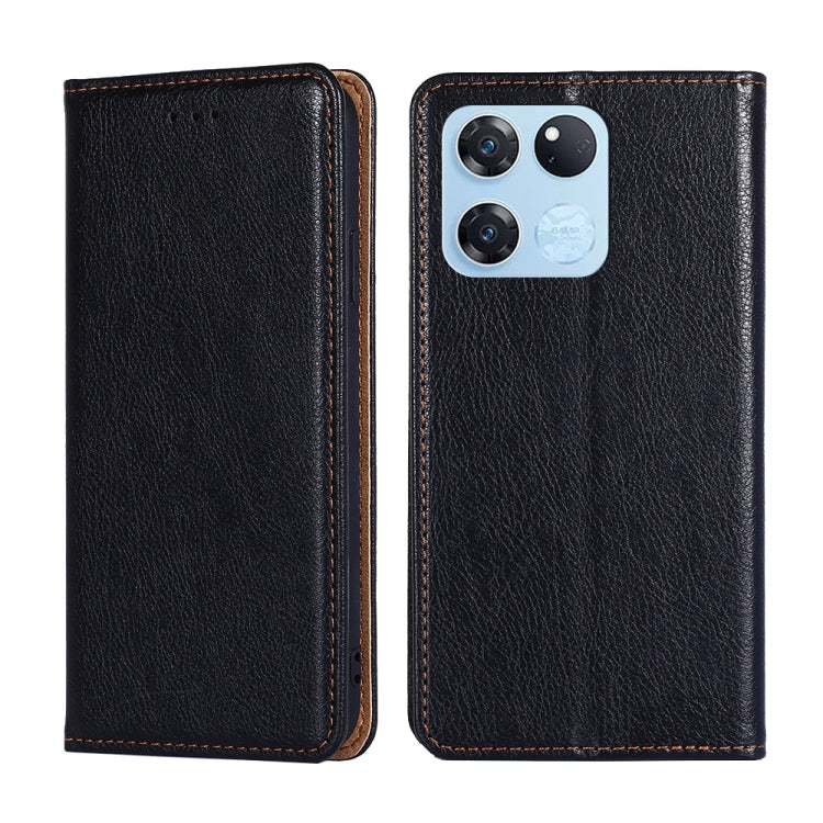 Gloss Oil Solid Color Magnetic Leather Phone Case, For OnePlus Ace Racing, For OnePlus Ace / 10R