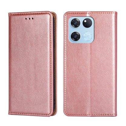 Gloss Oil Solid Color Magnetic Leather Phone Case, For OnePlus Ace Racing, For OnePlus Ace / 10R