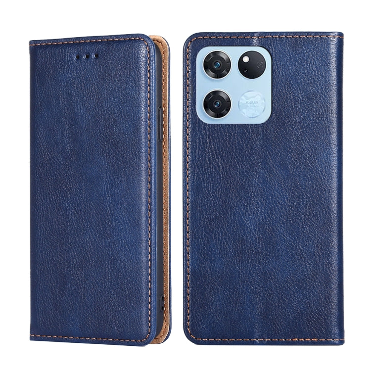 Gloss Oil Solid Color Magnetic Leather Phone Case, For OnePlus Ace Racing, For OnePlus Ace / 10R