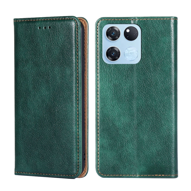 Gloss Oil Solid Color Magnetic Leather Phone Case, For OnePlus Ace Racing, For OnePlus Ace / 10R