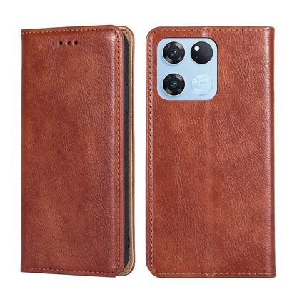 Gloss Oil Solid Color Magnetic Leather Phone Case, For OnePlus Ace Racing, For OnePlus Ace / 10R