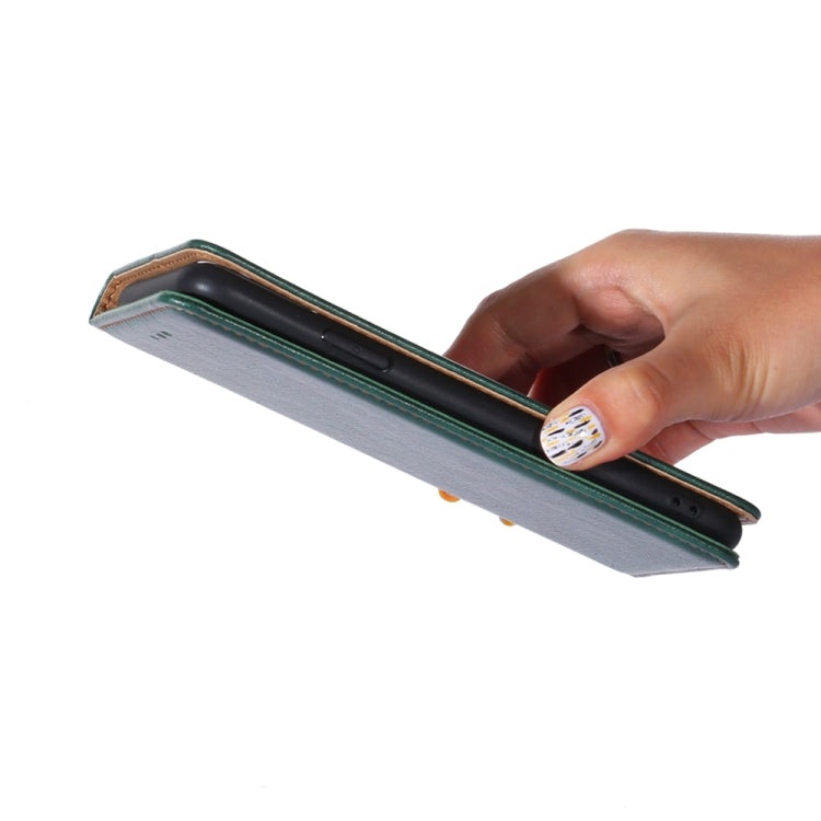 Gloss Oil Solid Color Magnetic Leather Phone Case, For OnePlus Ace Racing, For OnePlus Ace / 10R