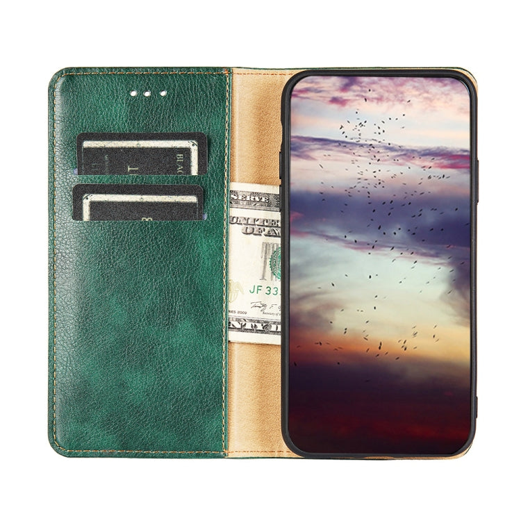 Gloss Oil Solid Color Magnetic Leather Phone Case, For OnePlus Ace Racing, For OnePlus Ace / 10R