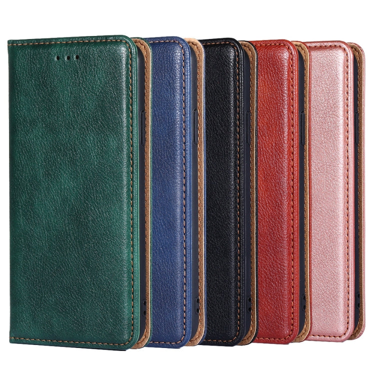 Gloss Oil Solid Color Magnetic Leather Phone Case, For OnePlus Ace Racing, For OnePlus Ace / 10R