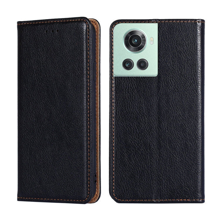 Gloss Oil Solid Color Magnetic Leather Phone Case, For OnePlus Ace Racing, For OnePlus Ace / 10R