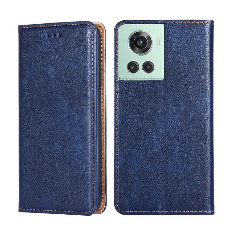 Gloss Oil Solid Color Magnetic Leather Phone Case, For OnePlus Ace Racing, For OnePlus Ace / 10R