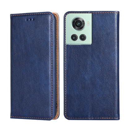 Gloss Oil Solid Color Magnetic Leather Phone Case, For OnePlus Ace Racing, For OnePlus Ace / 10R
