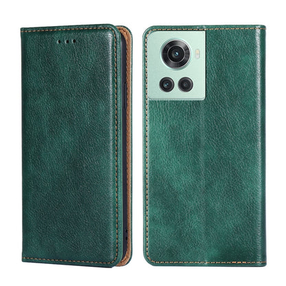Gloss Oil Solid Color Magnetic Leather Phone Case, For OnePlus Ace Racing, For OnePlus Ace / 10R