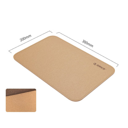 ORICO Double Sided Mouse Pad, Size: 200x300mm, Cork + Coffee, Cork + Pink PU, Cork + Grey PU