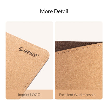 ORICO Double Sided Mouse Pad, Size: 300x600mm, Cork + Coffee