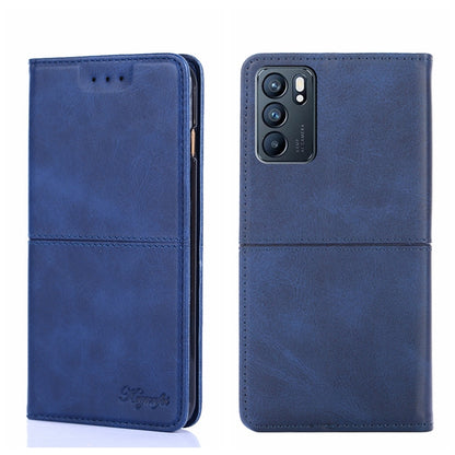 Cow Texture Magnetic Horizontal Flip Leather Phone Case, For OPPO K9s/Realme Q3s, For OPPO Reno5 A, For OPPO Reno6 5G, For OPPO Reno6 Pro+