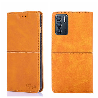 Cow Texture Magnetic Horizontal Flip Leather Phone Case, For OPPO K9s/Realme Q3s, For OPPO Reno5 A, For OPPO Reno6 5G, For OPPO Reno6 Pro+