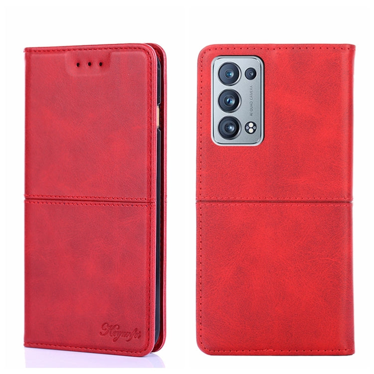 Cow Texture Magnetic Horizontal Flip Leather Phone Case, For OPPO K9s/Realme Q3s, For OPPO Reno5 A, For OPPO Reno6 5G, For OPPO Reno6 Pro+