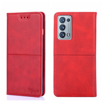 Cow Texture Magnetic Horizontal Flip Leather Phone Case, For OPPO K9s/Realme Q3s, For OPPO Reno5 A, For OPPO Reno6 5G, For OPPO Reno6 Pro+
