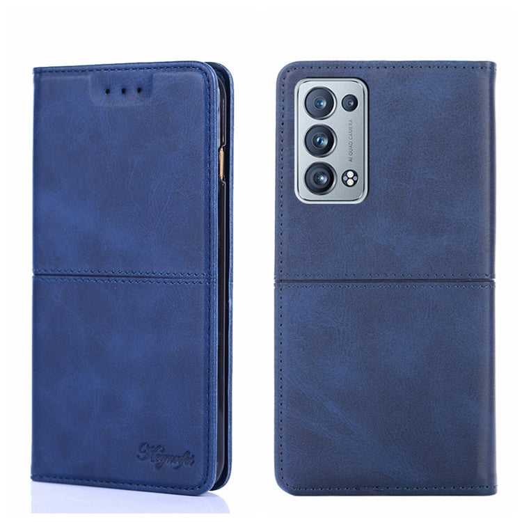 Cow Texture Magnetic Horizontal Flip Leather Phone Case, For OPPO K9s/Realme Q3s, For OPPO Reno5 A, For OPPO Reno6 5G, For OPPO Reno6 Pro+