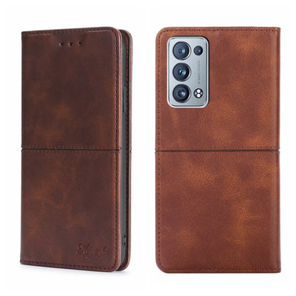 Cow Texture Magnetic Horizontal Flip Leather Phone Case, For OPPO K9s/Realme Q3s, For OPPO Reno5 A, For OPPO Reno6 5G, For OPPO Reno6 Pro+