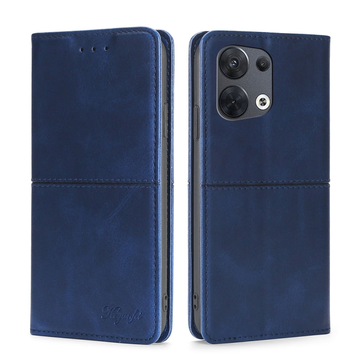 Cow Texture Magnetic Horizontal Flip Leather Phone Case, For OPPO Reno8, For OPPO Reno8 Pro 5G, For OPPO Reno8 Pro+ 5G, For OPPO Reno6 Pro