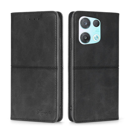 Cow Texture Magnetic Horizontal Flip Leather Phone Case, For OPPO Reno8, For OPPO Reno8 Pro 5G, For OPPO Reno8 Pro+ 5G, For OPPO Reno6 Pro