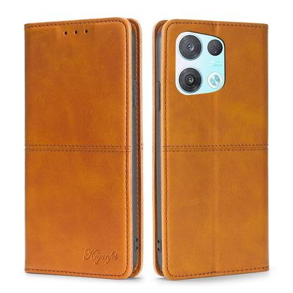 Cow Texture Magnetic Horizontal Flip Leather Phone Case, For OPPO Reno8, For OPPO Reno8 Pro 5G, For OPPO Reno8 Pro+ 5G, For OPPO Reno6 Pro
