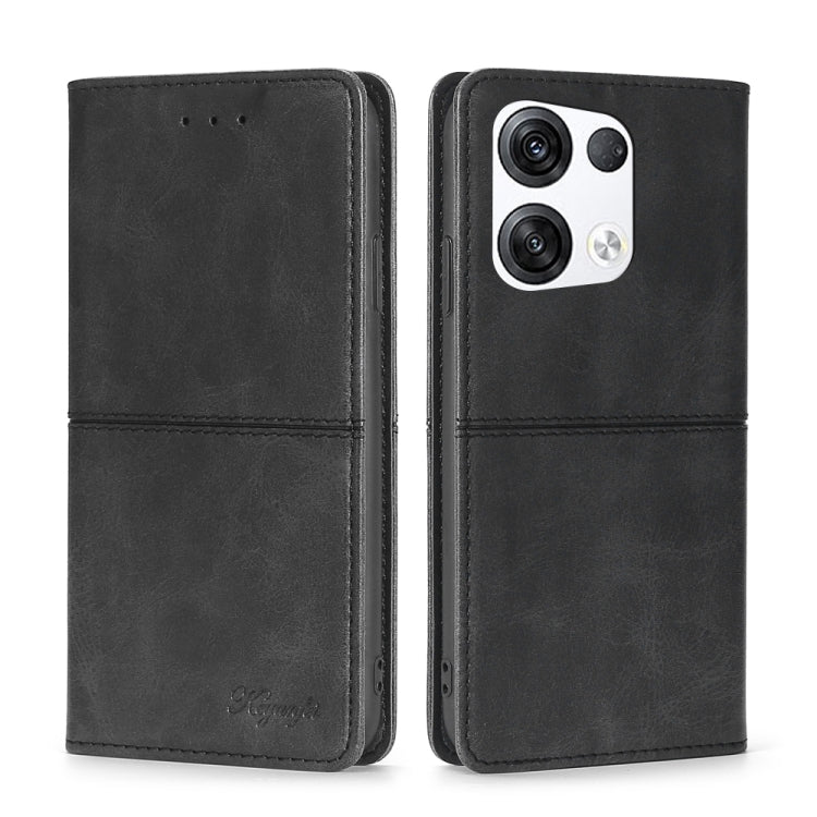Cow Texture Magnetic Horizontal Flip Leather Phone Case, For OPPO Reno8, For OPPO Reno8 Pro 5G, For OPPO Reno8 Pro+ 5G, For OPPO Reno6 Pro