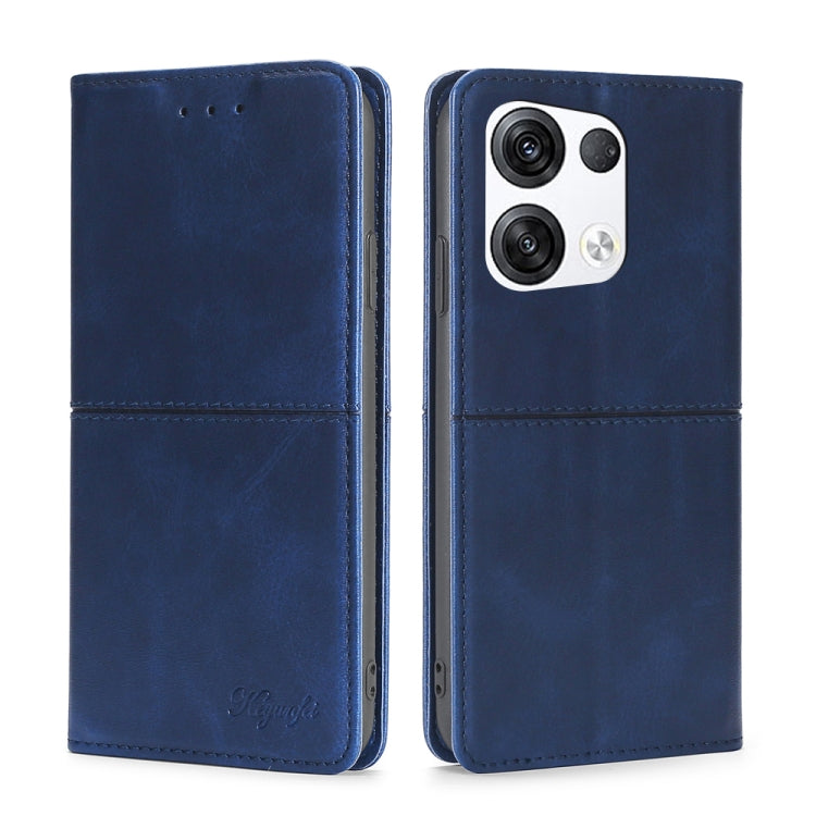 Cow Texture Magnetic Horizontal Flip Leather Phone Case, For OPPO Reno8, For OPPO Reno8 Pro 5G, For OPPO Reno8 Pro+ 5G, For OPPO Reno6 Pro