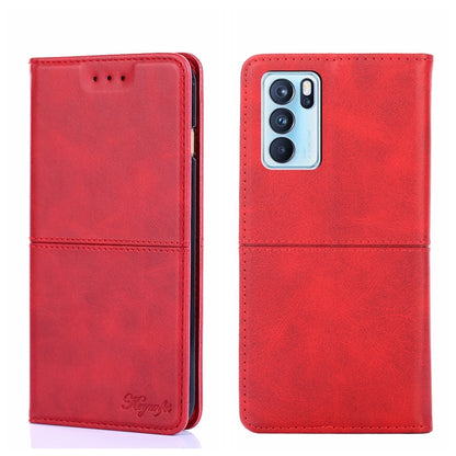 Cow Texture Magnetic Horizontal Flip Leather Phone Case, For OPPO Reno8, For OPPO Reno8 Pro 5G, For OPPO Reno8 Pro+ 5G, For OPPO Reno6 Pro