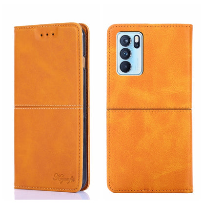 Cow Texture Magnetic Horizontal Flip Leather Phone Case, For OPPO Reno8, For OPPO Reno8 Pro 5G, For OPPO Reno8 Pro+ 5G, For OPPO Reno6 Pro